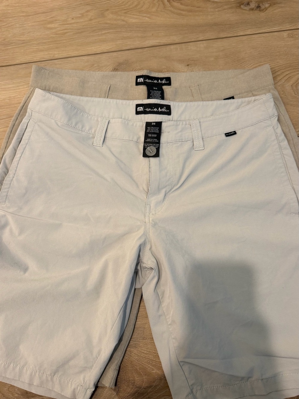 TravisMathew Light Khaki & Beige Chino Shorts - 2 Pairs